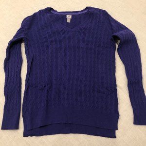 M JCPenney Purple Sweater